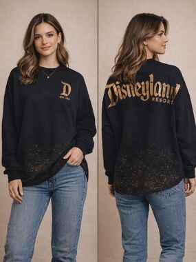 Disney Spirit Jersey Disneyland Belle of the Ball Bronze Black Small Authentic